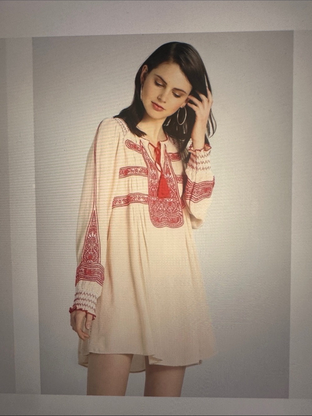 nwt Free People wind willow mini dress